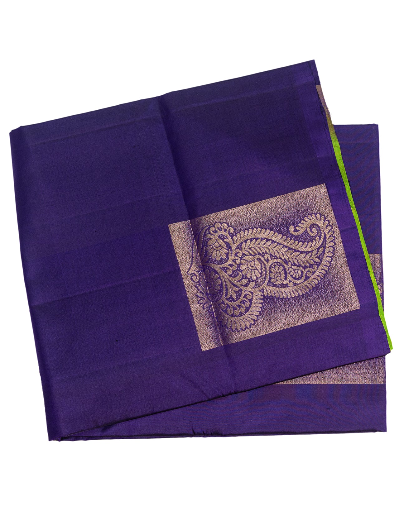 Purple Monster Kanchipuram Saree - swayamvara silks