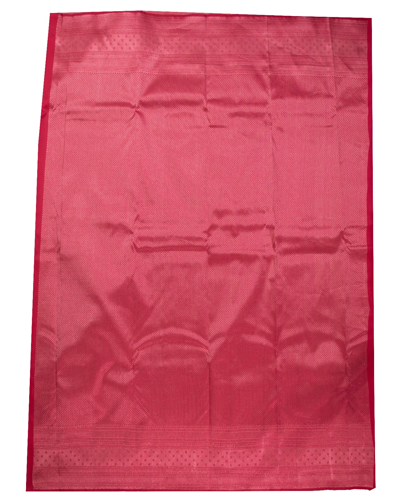 Cerise Pink Wedding Saree - swayamvara silks