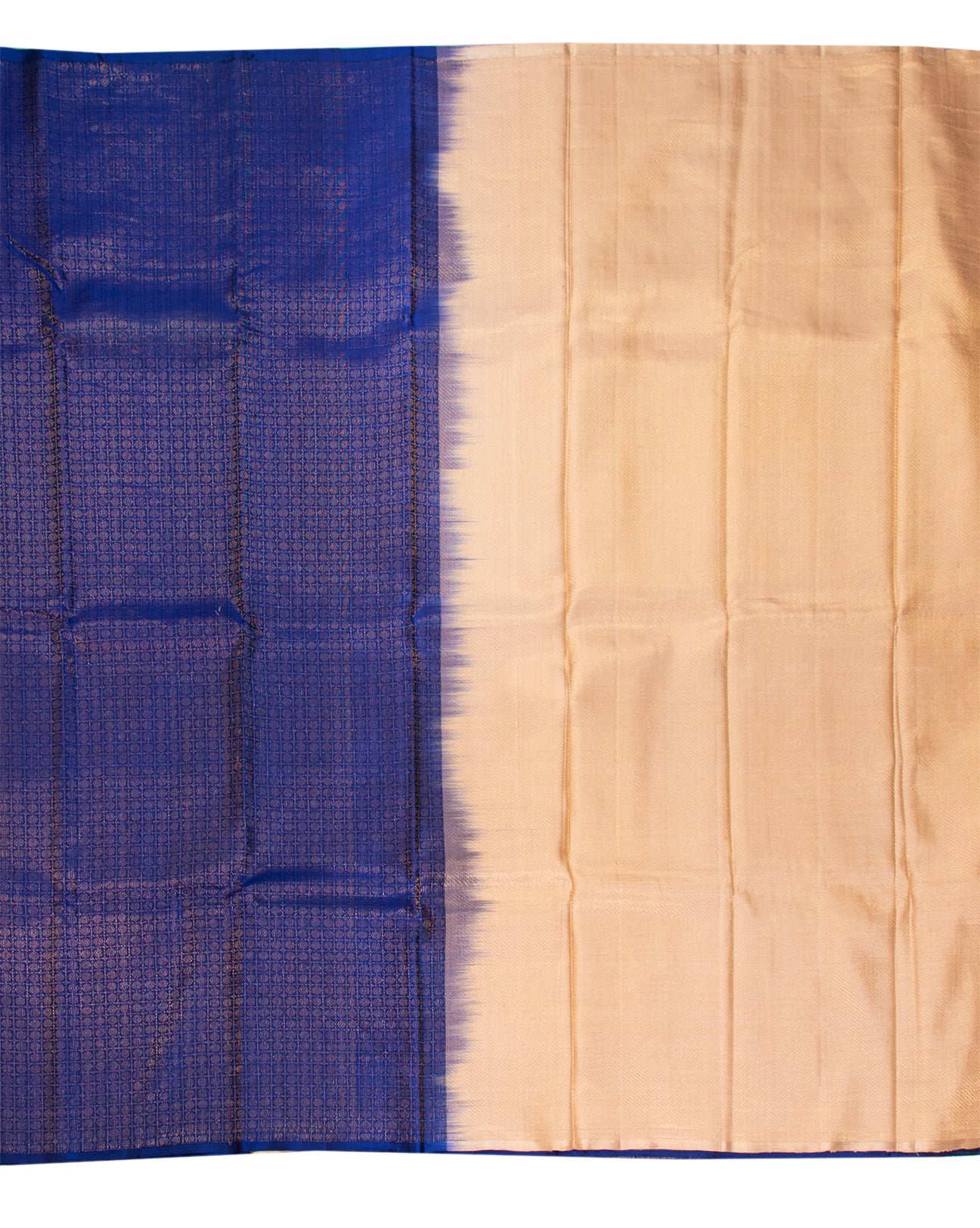 Navy Blue Kanchipuram Saree - swayamvara silks