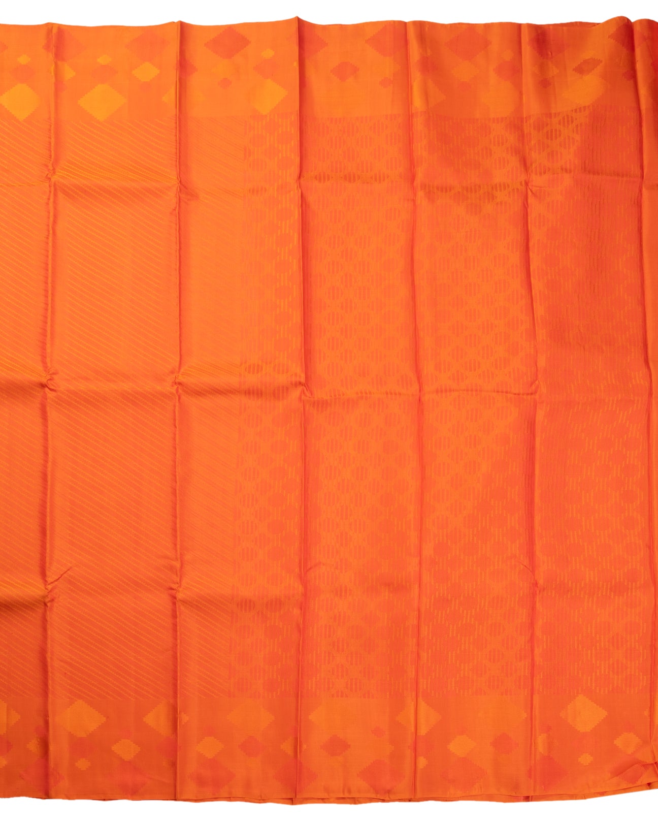 Bright Orange Kanchipuram Silk - swayamvara silks