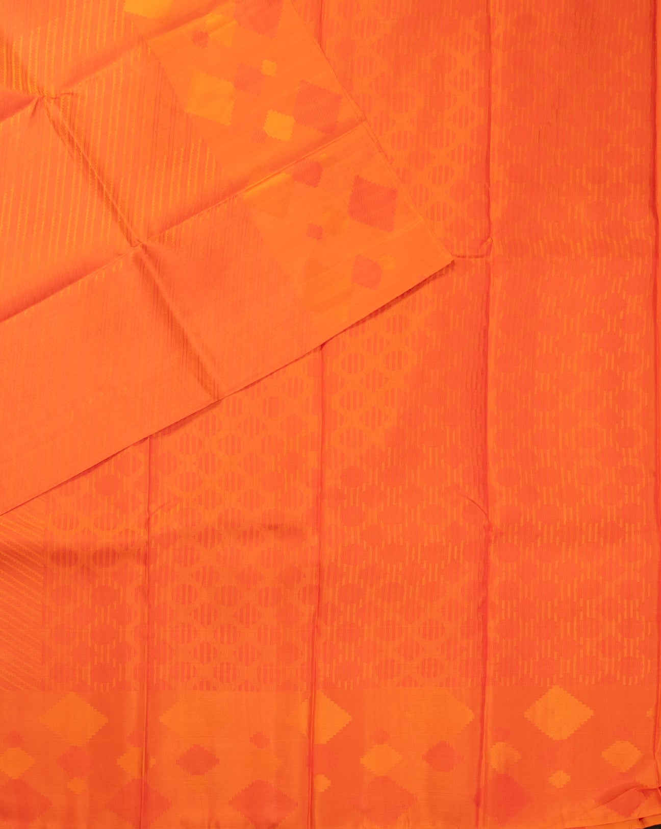 Bright Orange Kanchipuram Silk - swayamvara silks
