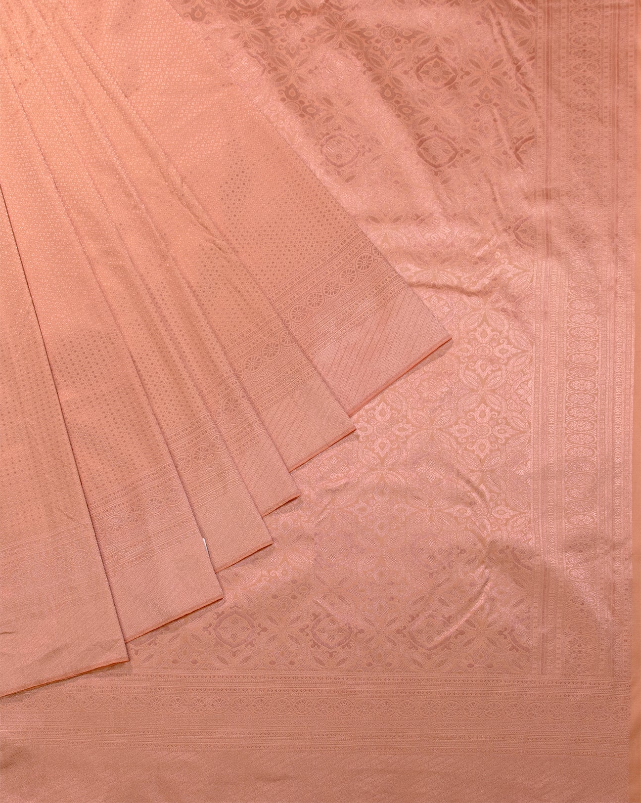 Powder Pink Wedding Saree - swayamvara silks