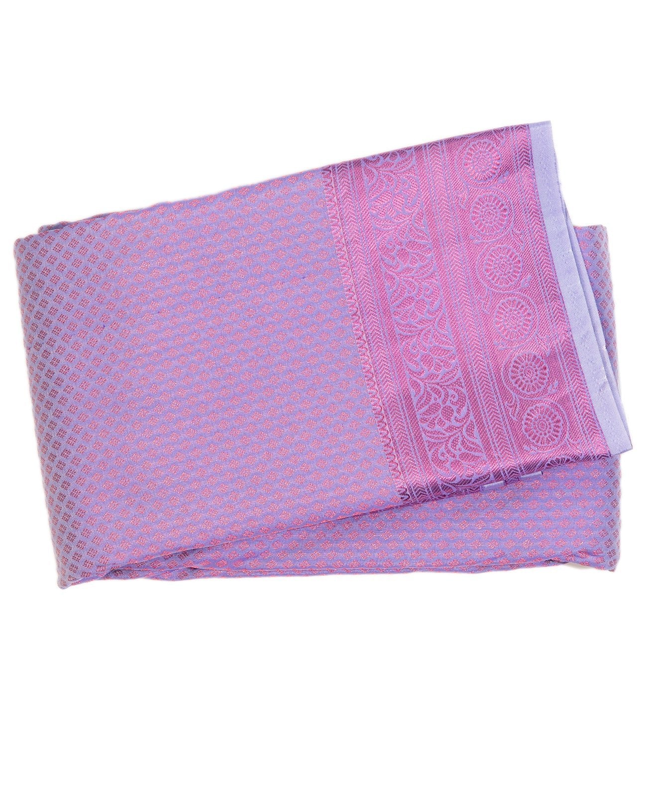 Periwinkle (Lavender) Wedding saree - swayamvara silks