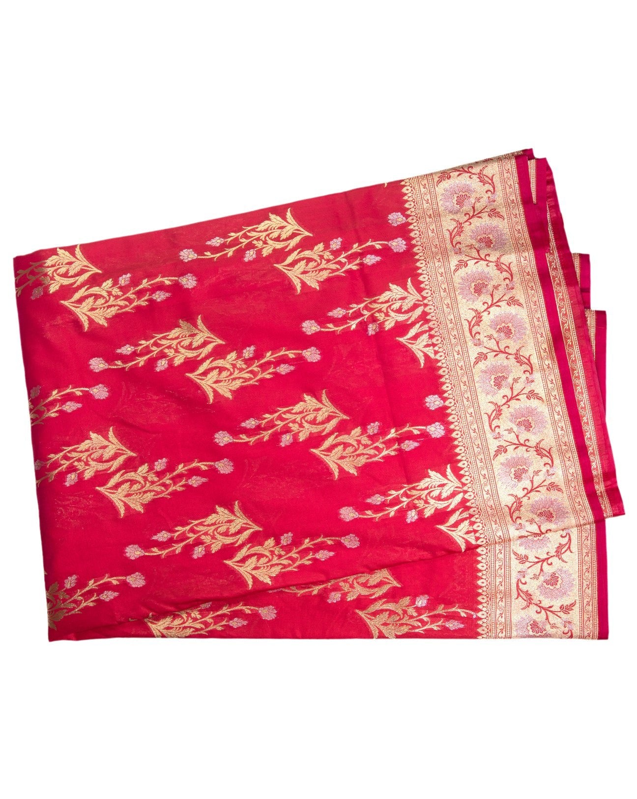 Rani Pink Banarasi saree - swayamvara silks