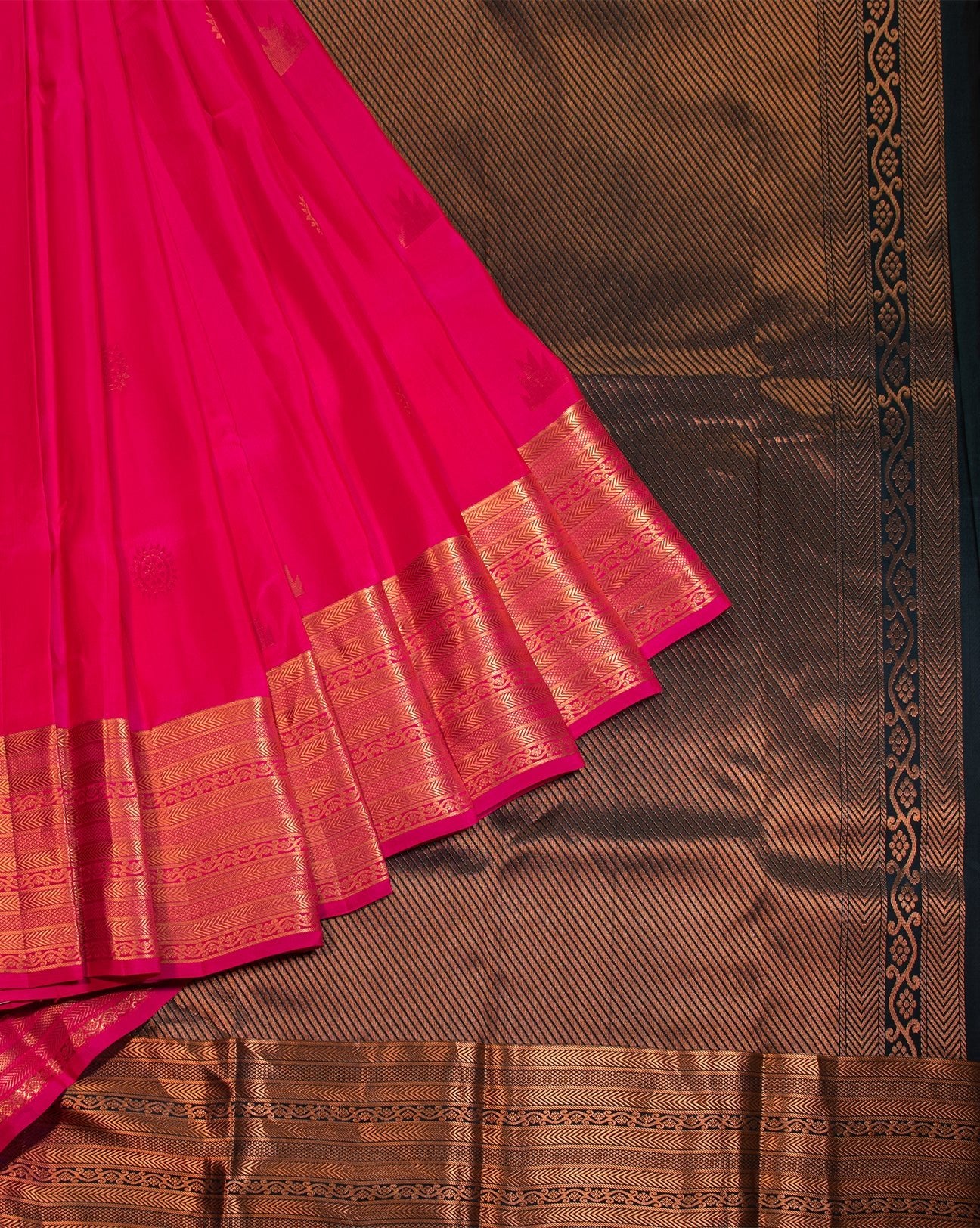 Silky Rose Kancheepuram Silk Saree - swayamvara silks