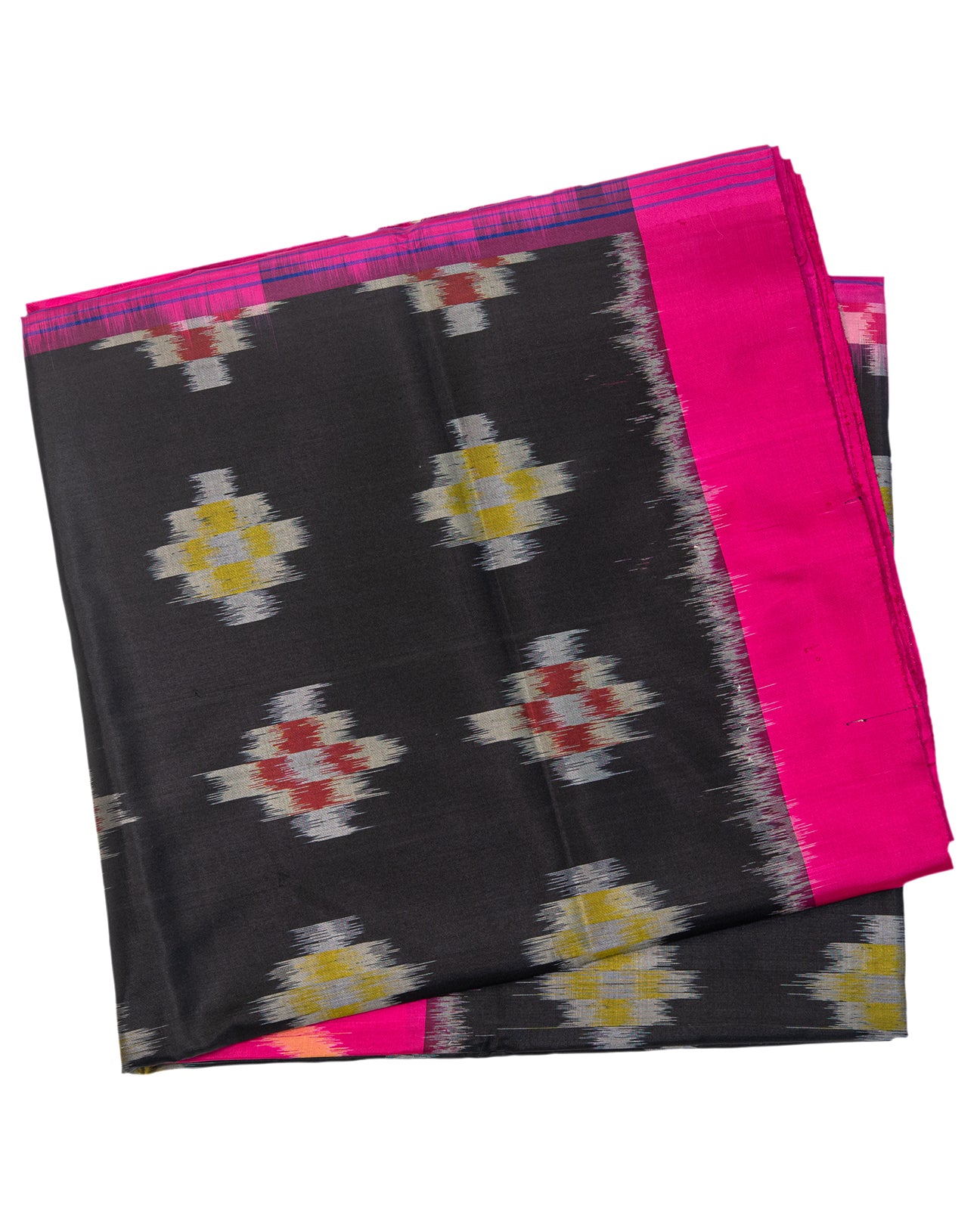 Carbon Black Kanchipuram Saree - swayamvara silks