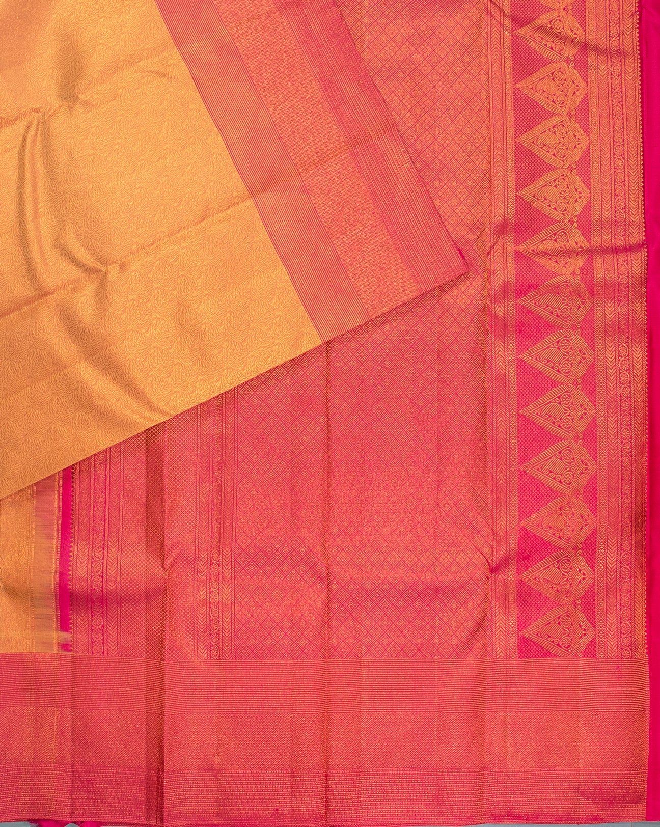 Classic Yellow Wedding Saree - swayamvara silks