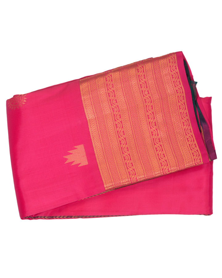 Silky Rose Kancheepuram Silk Saree - swayamvara silks