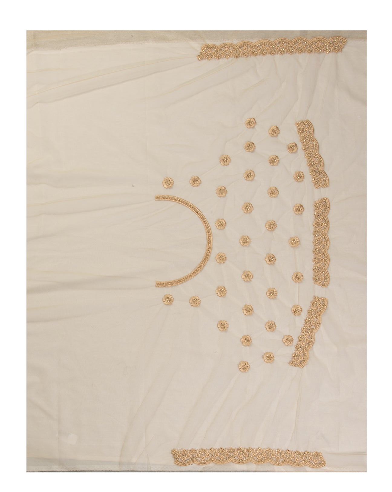 Light Peach Fancy Saree - swayamvara silks