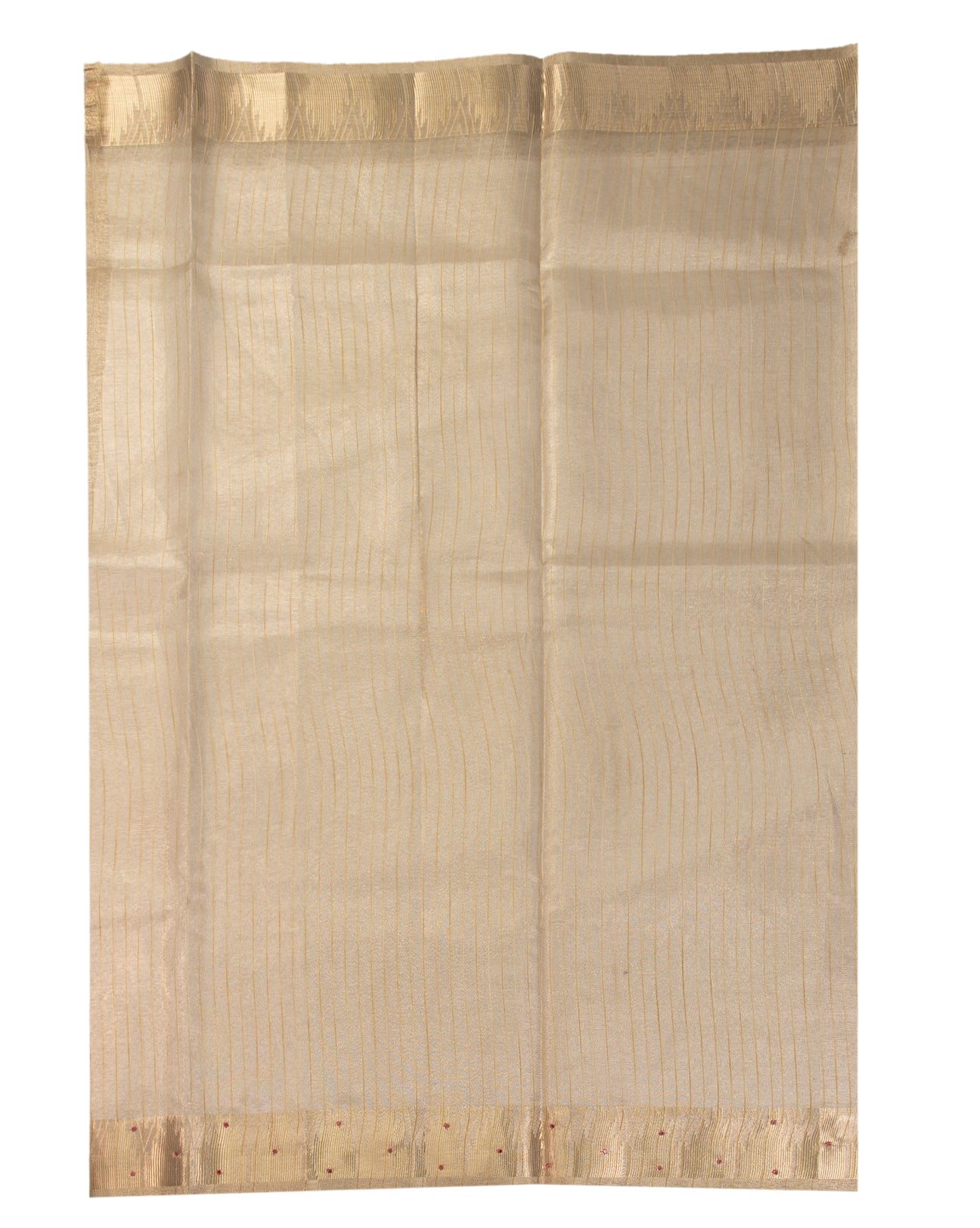 Gold net Cotton Saree - swayamvara silks