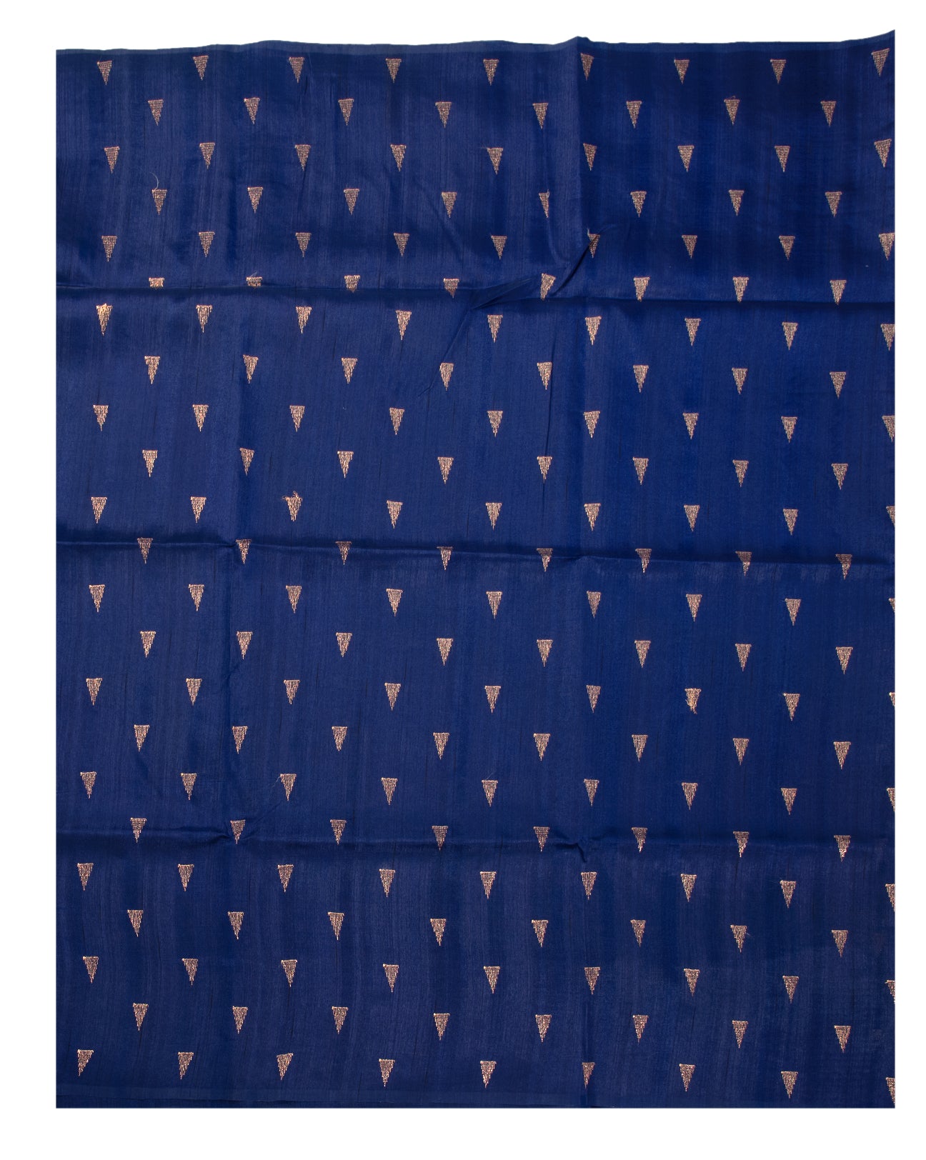 Navy Blue Semi Tusser Saree - swayamvara silks