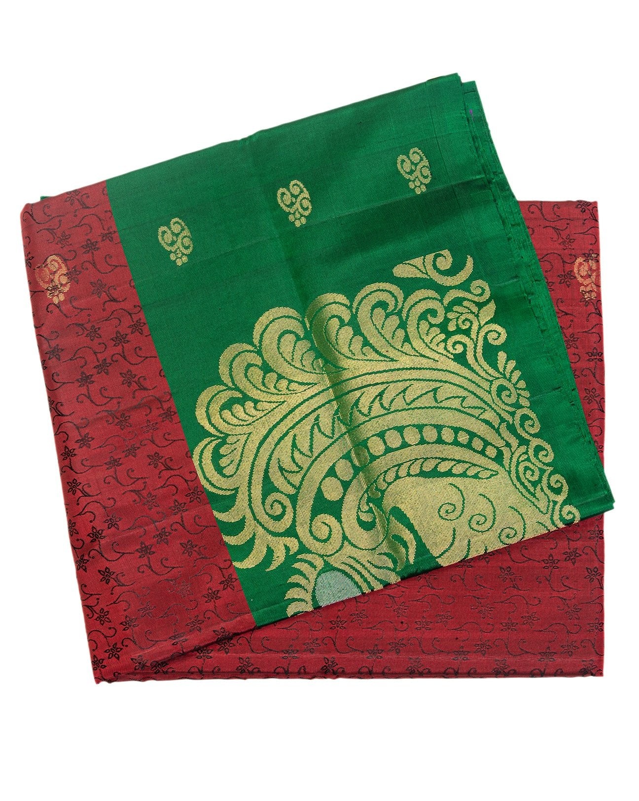 Maroon Kanchipuram Silk Saree - swayamvara silks