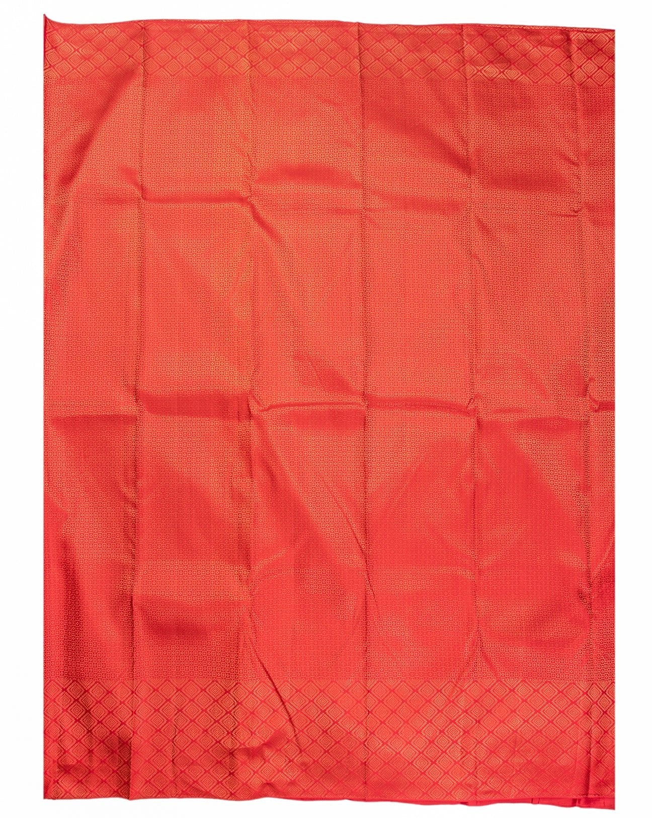 Scarlet Red Wedding Saree - swayamvara silks