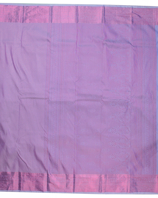 Periwinkle (Lavender) Wedding saree - swayamvara silks