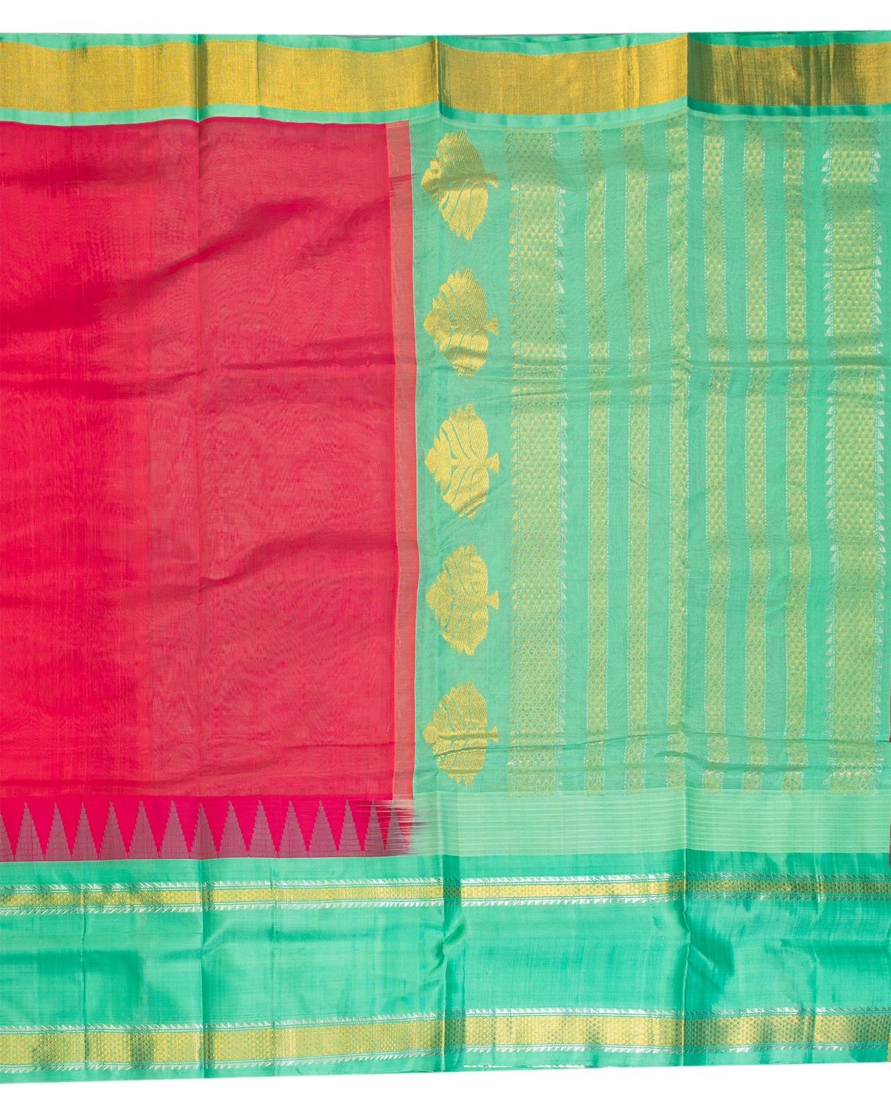 Jazzberry Kanchipuram Saree - swayamvara silks
