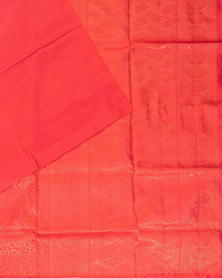 Golden Pink Tussar Silk Saree - swayamvara silks