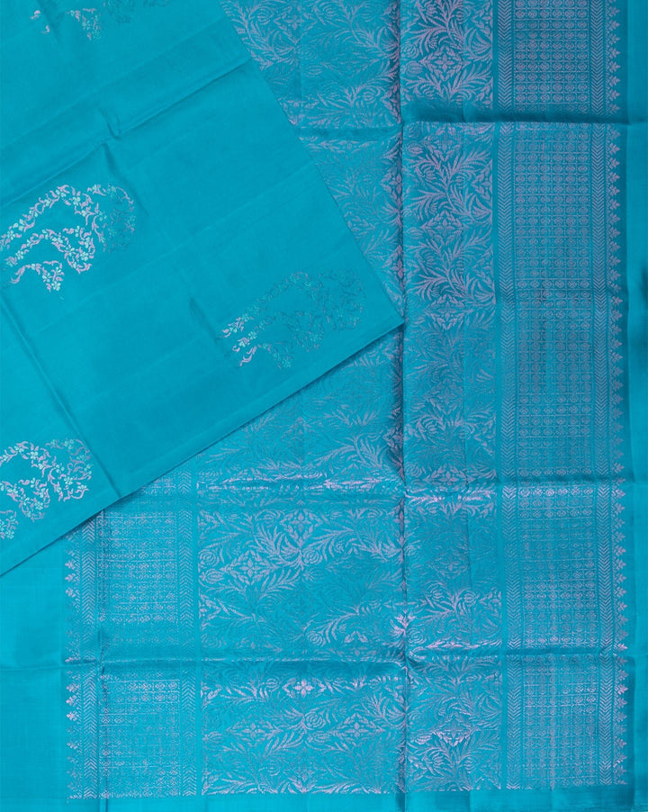 Soft Green Kancheepuram Saree - swayamvara silks