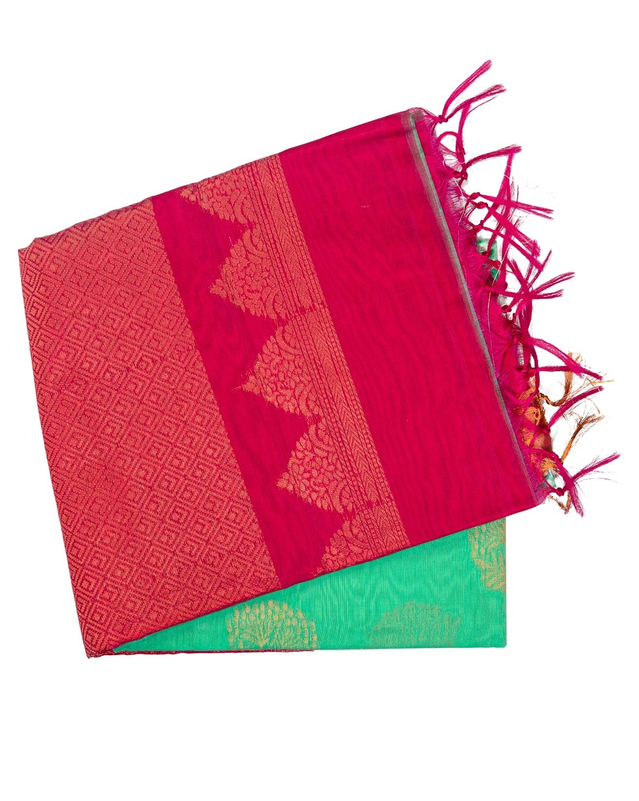 Parrot Green Pavitra Silk Saree - swayamvara silks