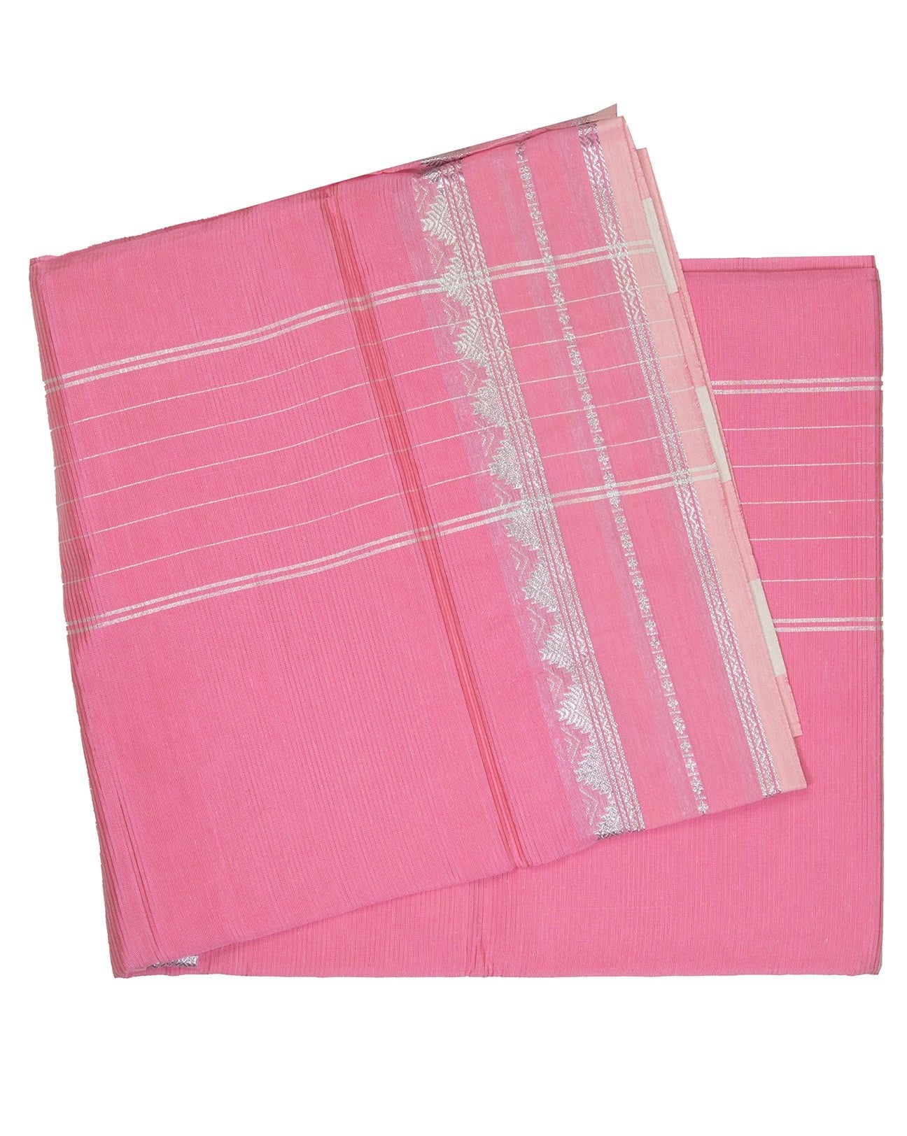 Lotus Pink Cora Silk Saree - swayamvara silks