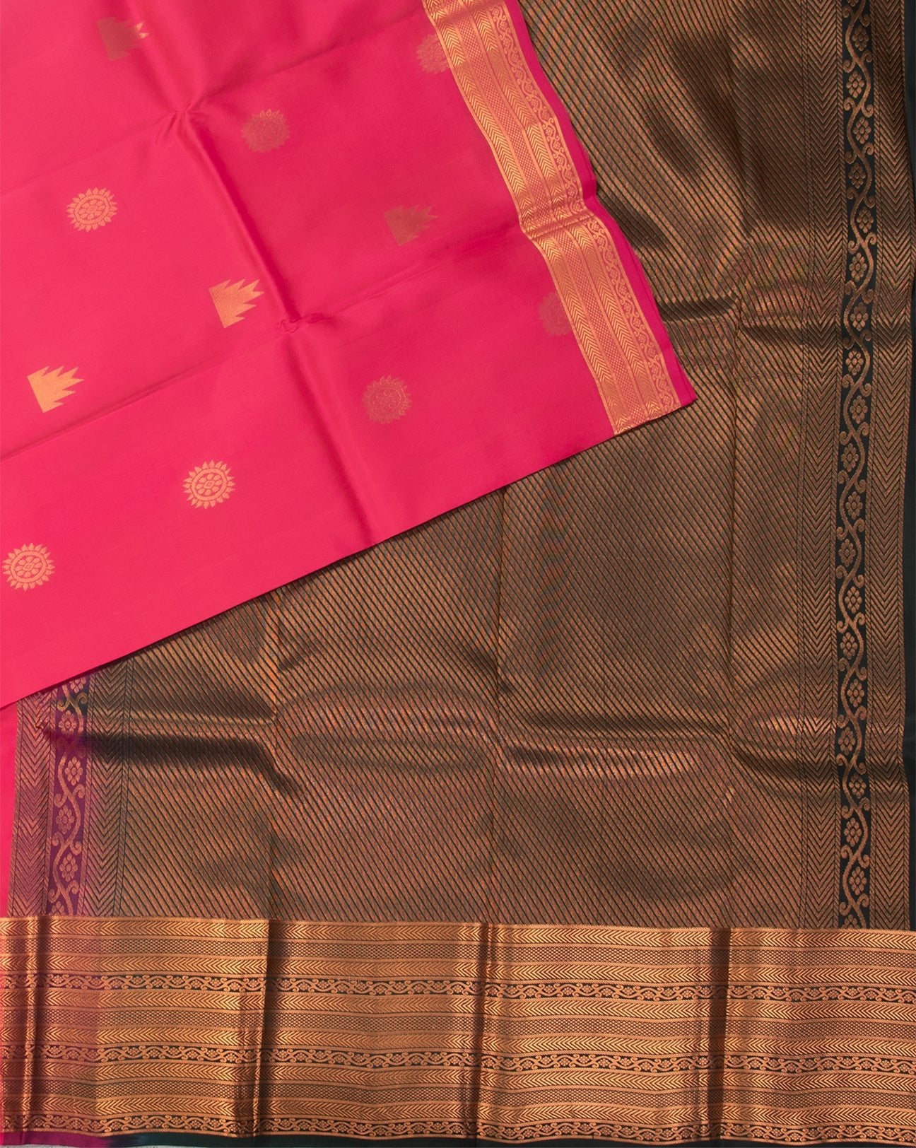 Silky Rose Kancheepuram Silk Saree - swayamvara silks