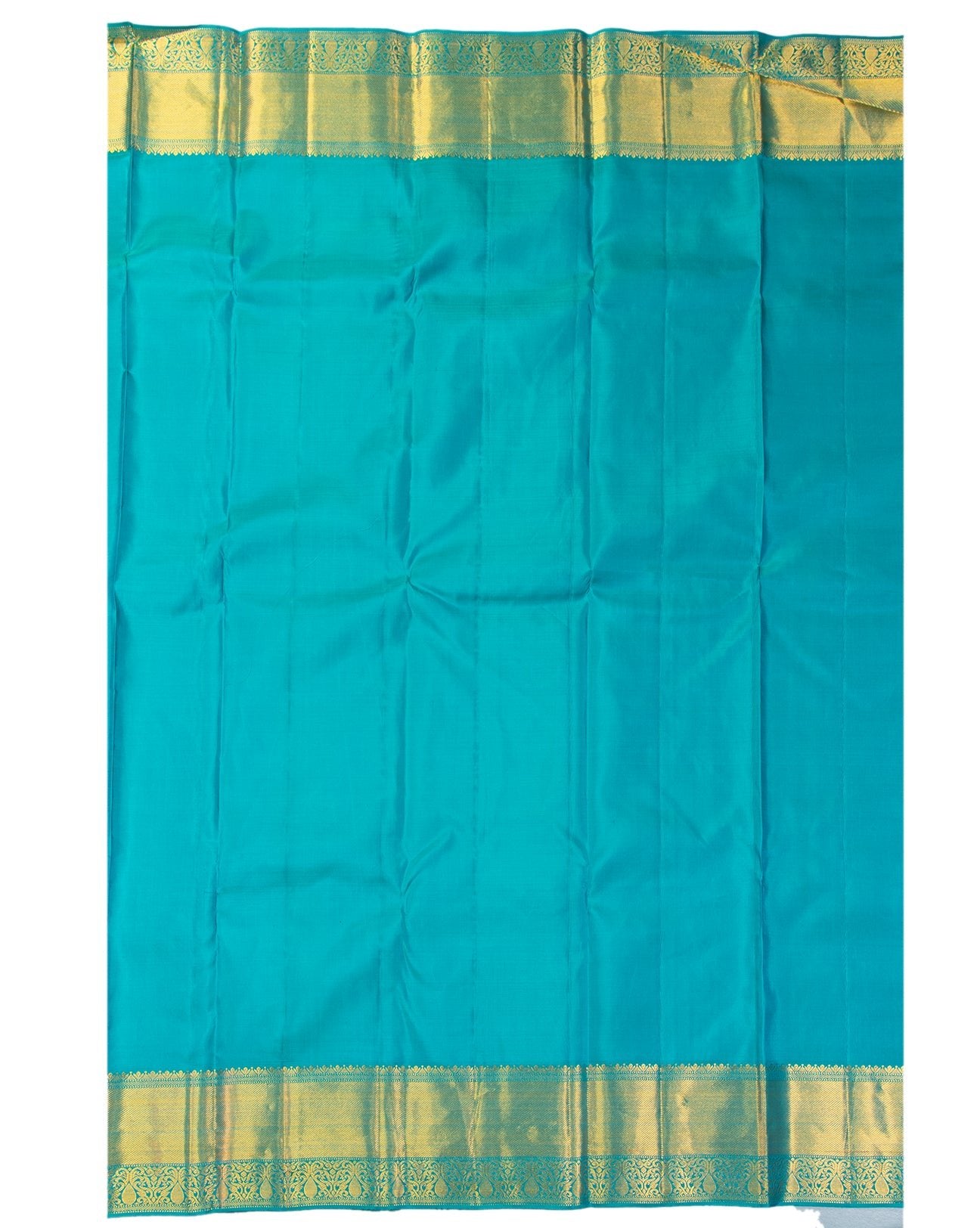 Aqua Green Wedding Saree - swayamvara silks